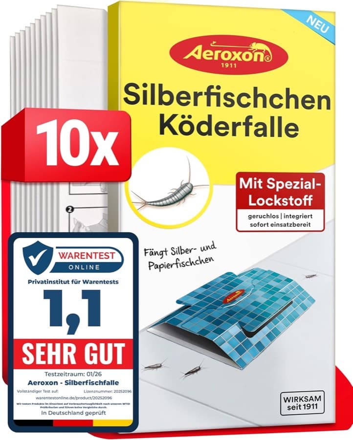 Aeroxon Silberfischfalle 10×