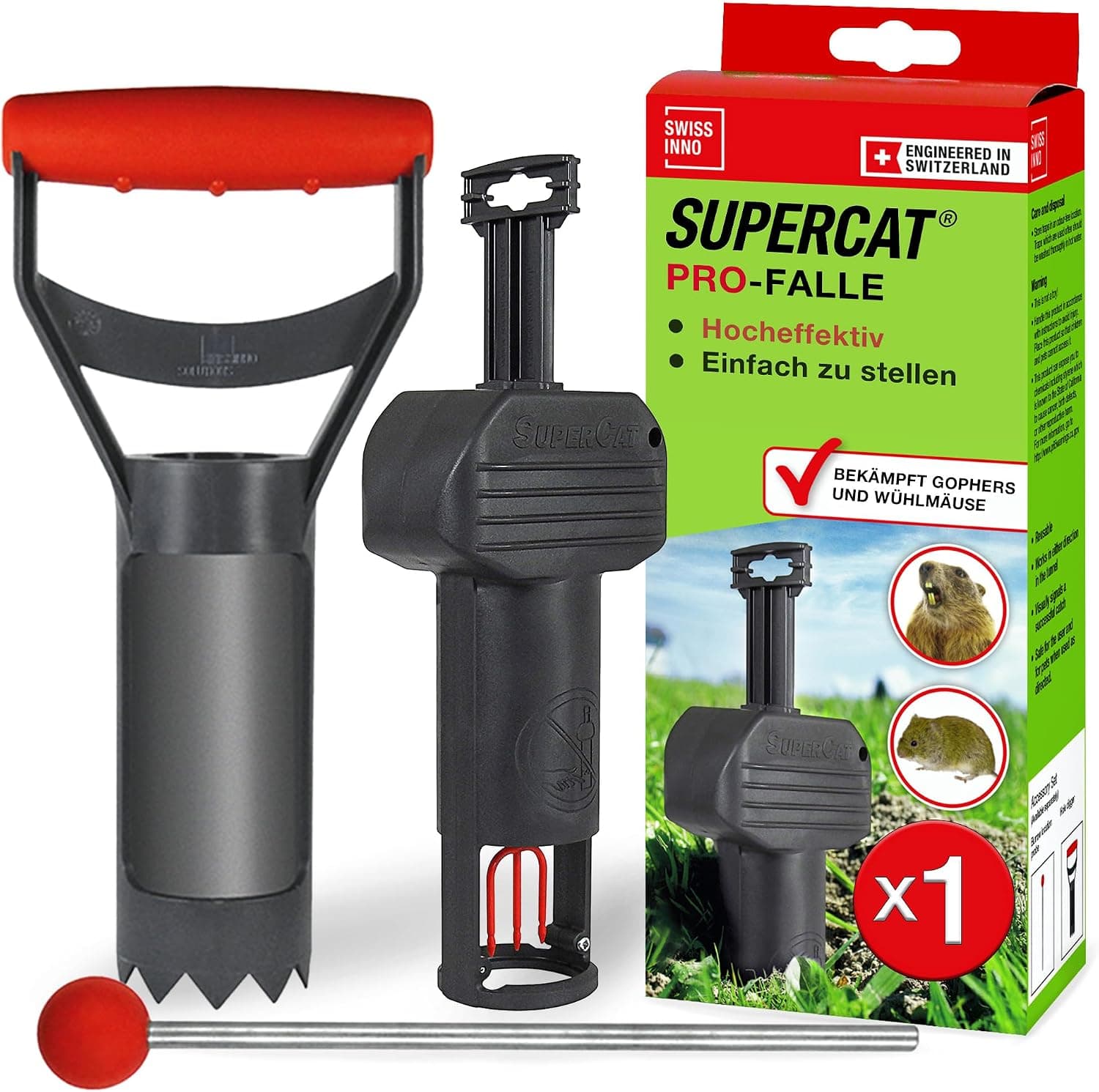 SWISSINNO SuperCat Pro mit Zubehör