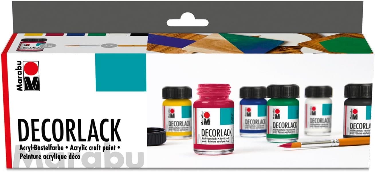 Marabu Decorlack Starter 6 × 15 ml