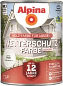 Alpina Wetterschutzfarbe Weiß 2,5 l