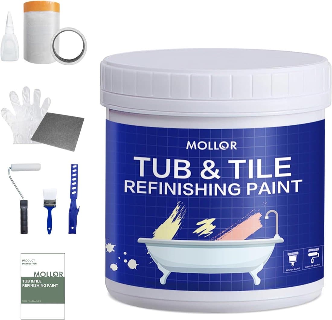 Mollor 0,5 kg Badewannenlack-Set