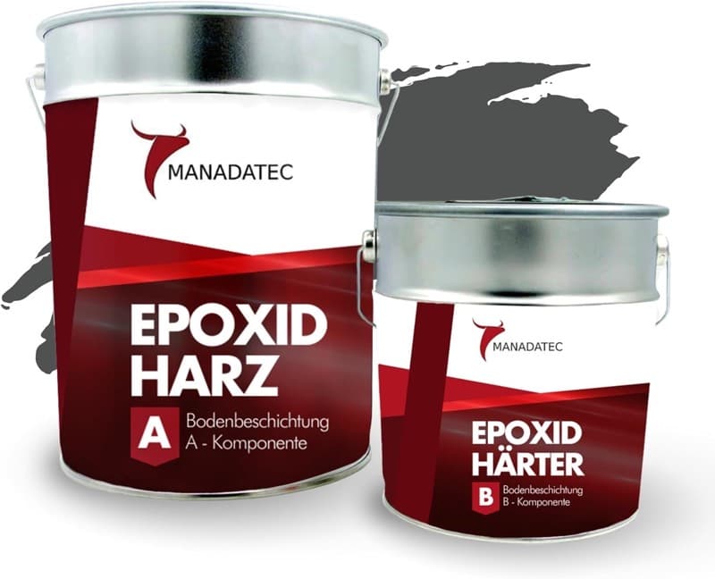 MANADATEC 2K Epoxid 2,5 kg RAL 7043