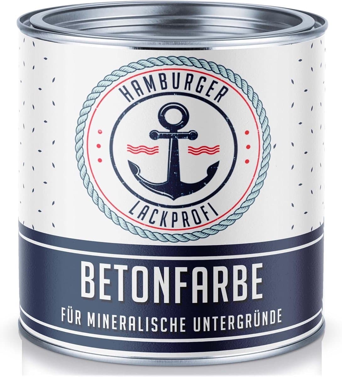 Hamburger Lack-Profi Betonfarbe Signalgrau RAL 7004 1 L
