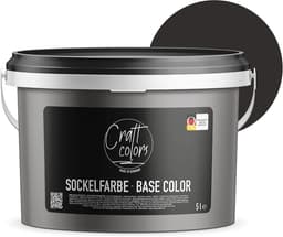 Craft Colors Craft Colors Sockelfarbe 5 L Anthrazit