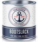 HLP Bootslack matt RAL 9010 Holz/Metall