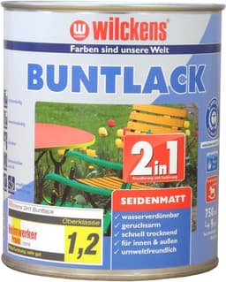 Wilckens Wilckens 2in1 Acryl Buntlack seidenmatt RAL 7016 750 ml