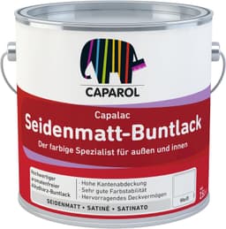 Caparol Caparol Capalac Seidenmatt-Buntlack Weiß 2,5 l