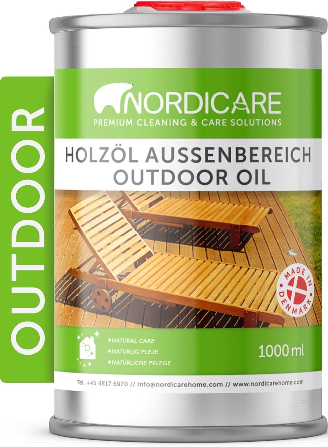 Nordicare Holzöl außen farblos 1 L