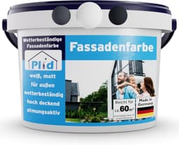 Plid Plid Fassadenfarbe Weiß matt 10 l