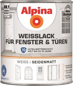 Alpina Alpina Weißlack Fenster & Türen seidenmatt