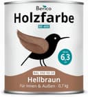 Berico Holzfarbe 4in1 Hellbraun