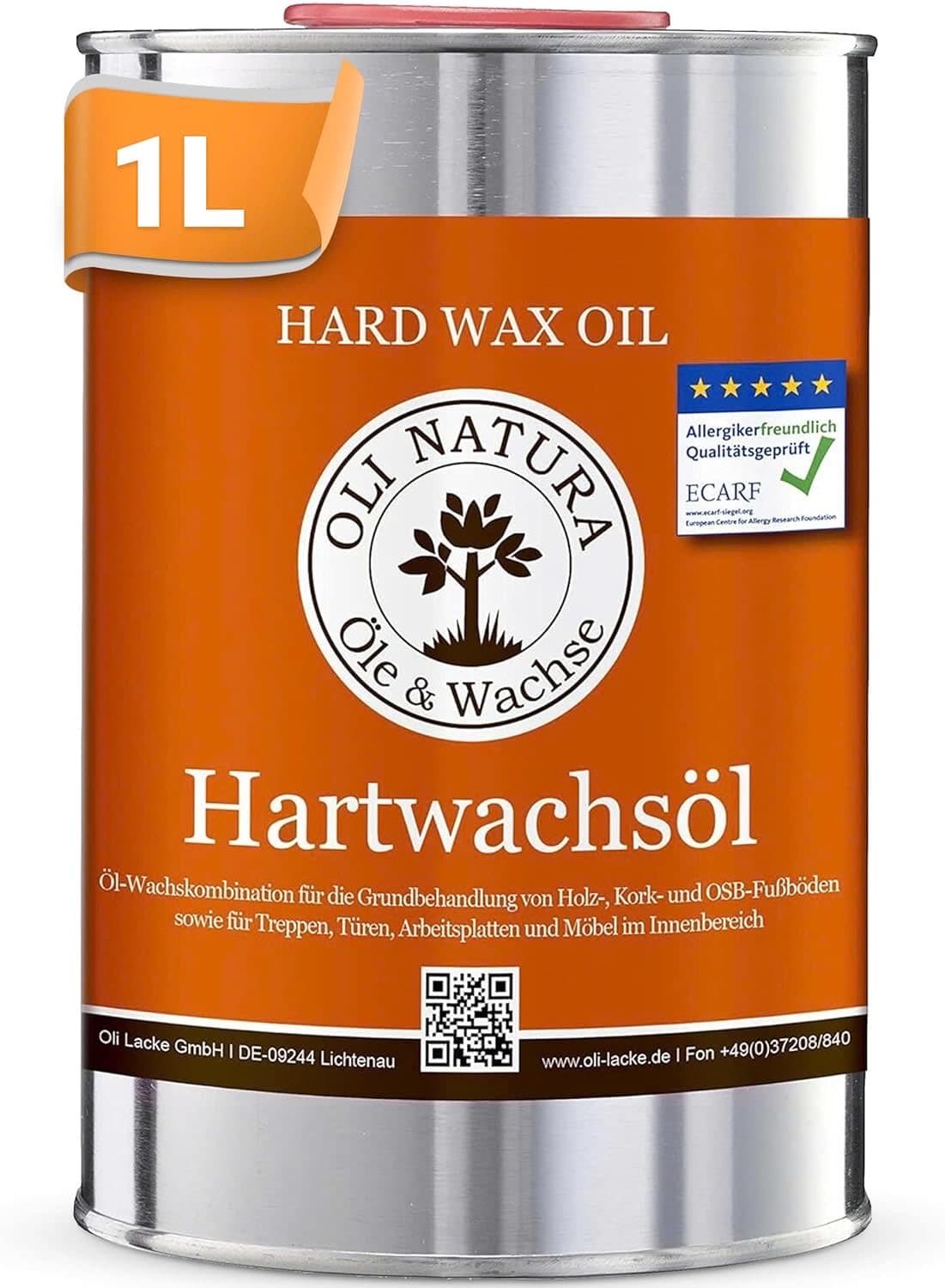 OLI NATURA Hartwachsöl 1 L