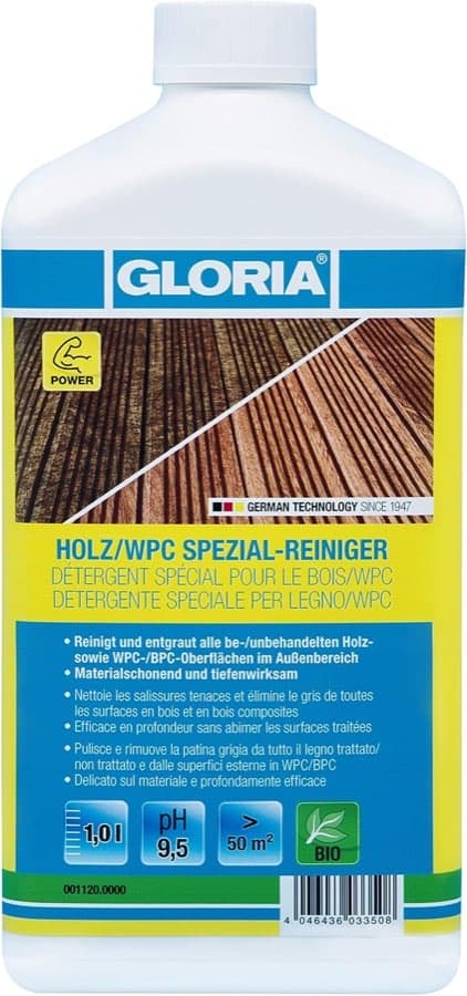 Gloria Holz- und WPC-Reiniger 1 l