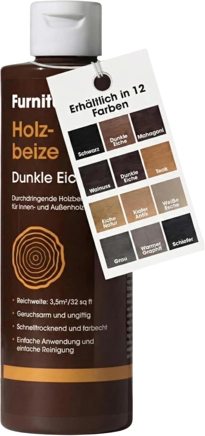 Furniture Clinic Holz-Beize Dunkle Eiche 250 ml