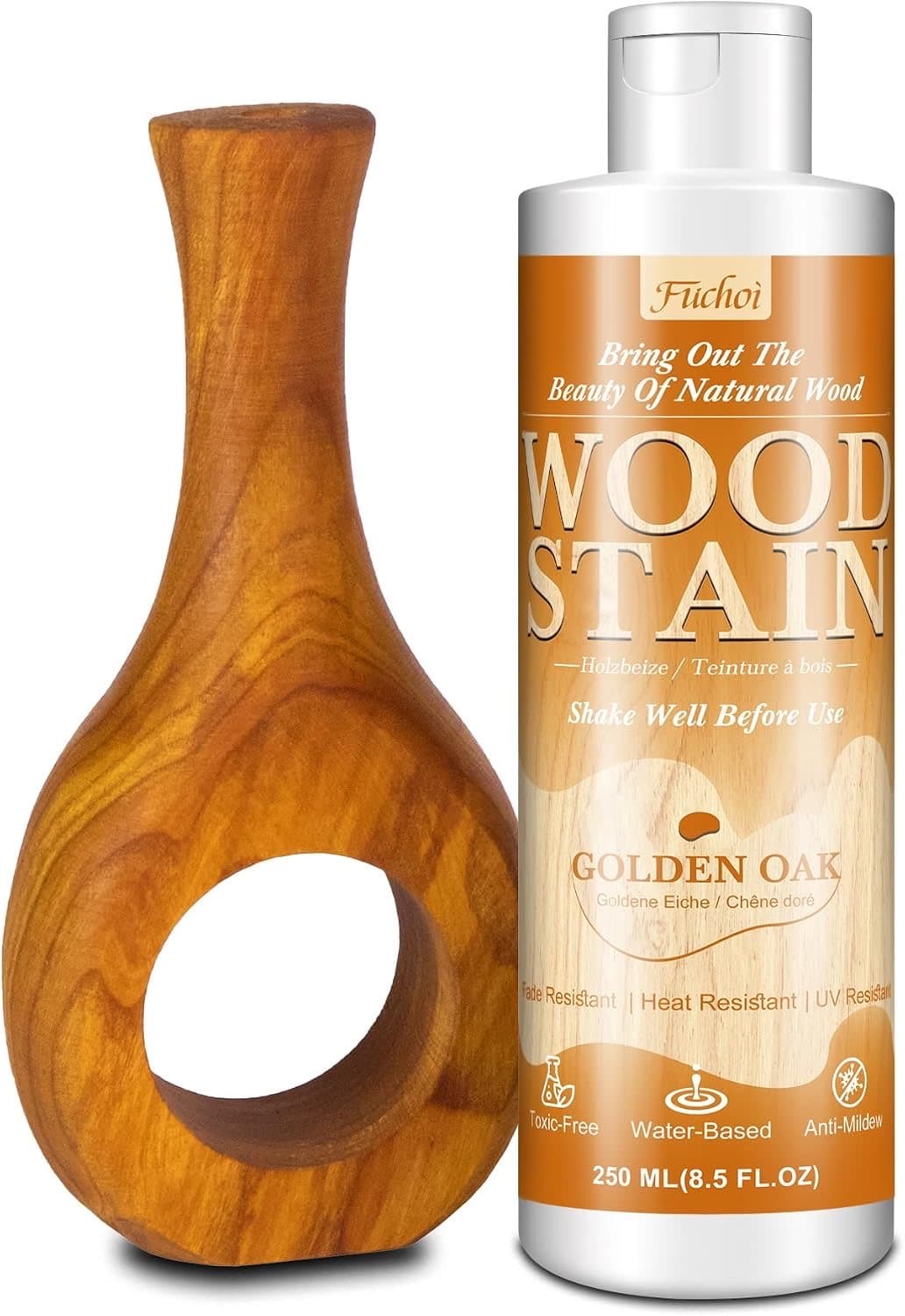 Fuchoi Holzbeize Goldene Eichenfarbe 250 ml