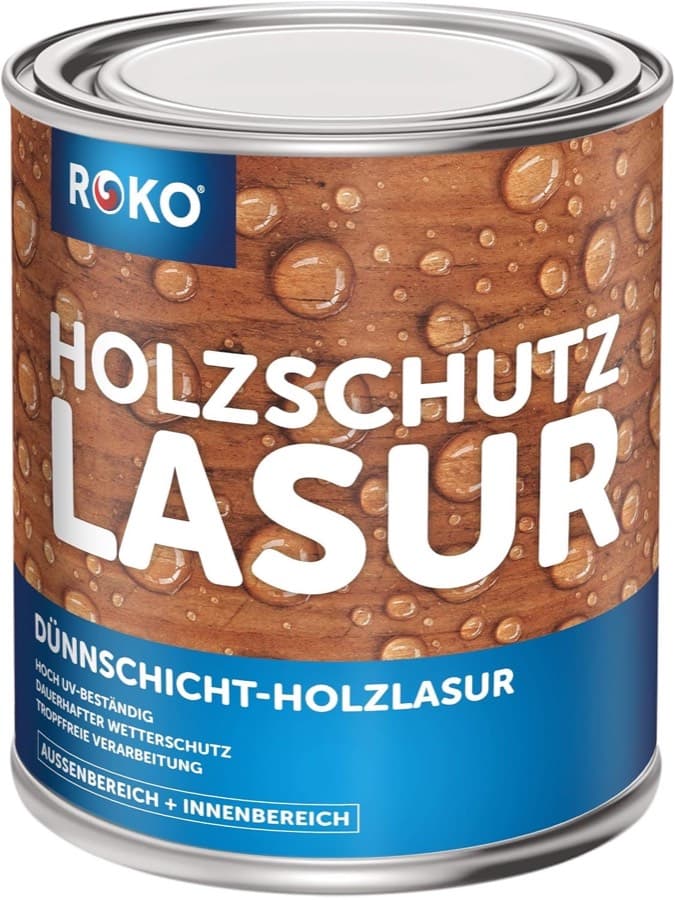 ROKO Holzlasur farblos 0,75 l seidenmatt