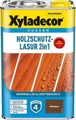 Xyladecor Xyladecor Holzschutz-Lasur 2in1 Nussbaum 4 l