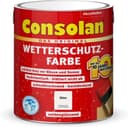 Consolan Wetterschutzfarbe Weiß 2,5 l