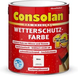 Consolan Consolan Wetterschutzfarbe Weiß 2,5 l