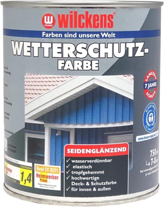 Wilckens Wetterschutzfarbe Reinweiß RAL 9010 750 ml