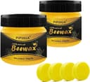 PIPIHUA Bienenwachs 2×100 g mit Schwämmen