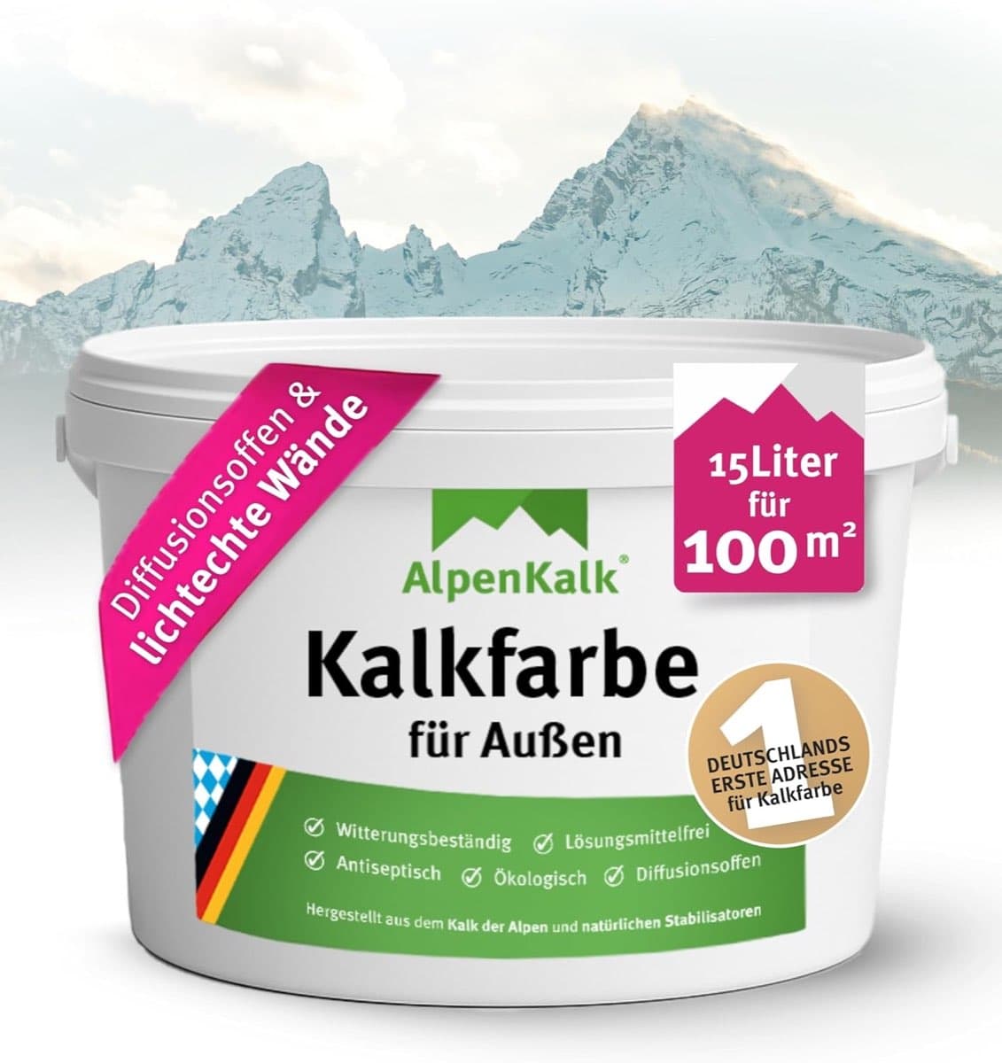 AlpenKalk Fassadenfarbe 15 l