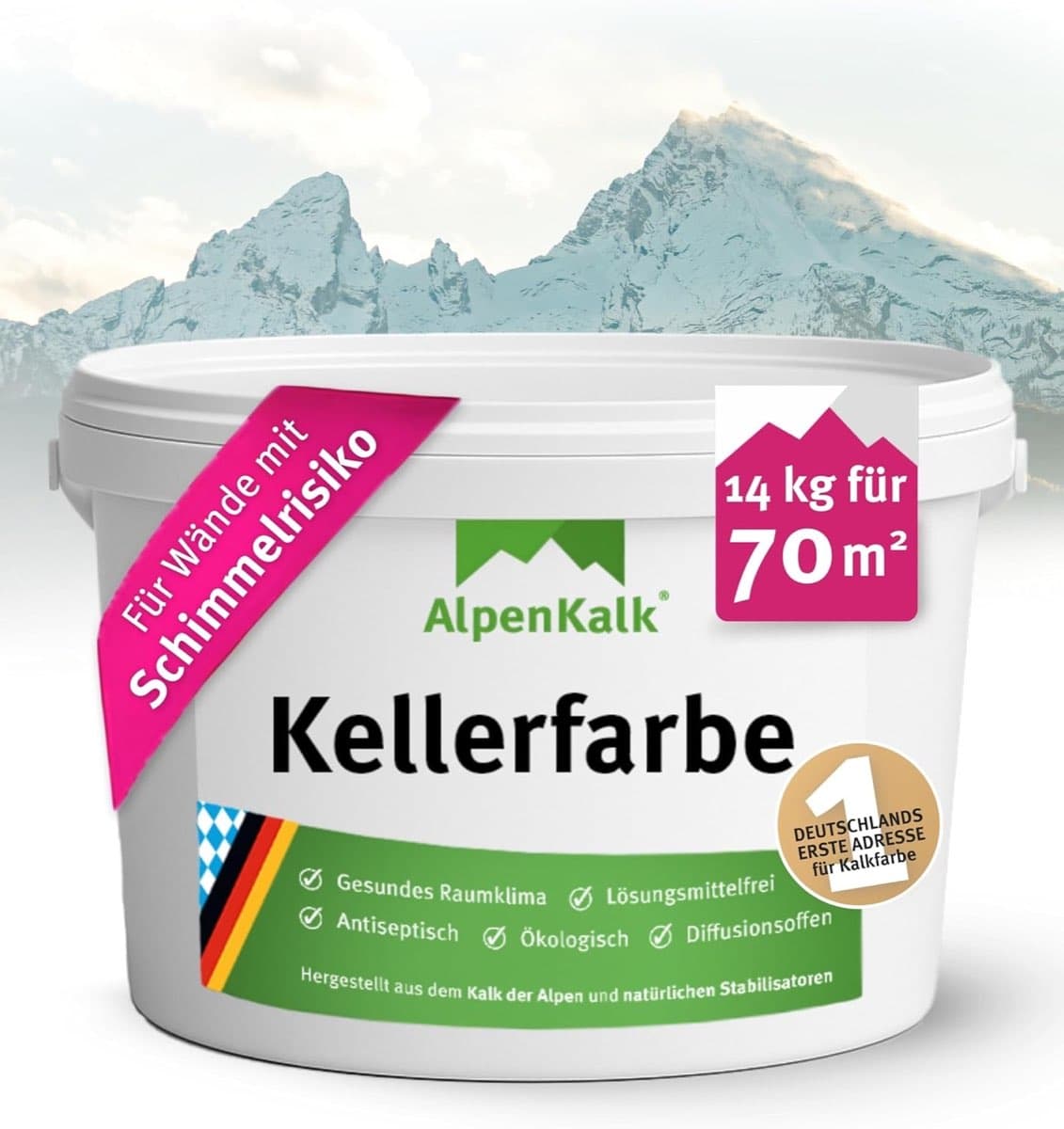 AlpenKalk Kellerfarbe 14 kg