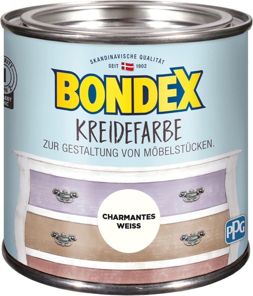 Bondex Kreidefarbe charmantes weiss 0,5 l