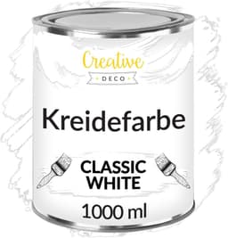Creative Deco Creative Deco Weiß Kreidefarbe 1 l