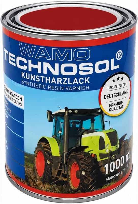 TECHNOSOL Kunstharzlack Karminrot RAL 3002 1 L