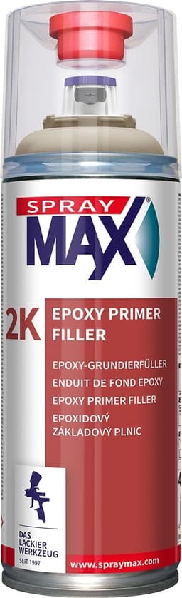 SprayMax SprayMax 2K Epoxy-Grundierfüller schwarz 400 ml
