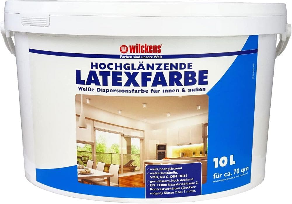 Wilckens Latexfarbe hochglänzend 10 l