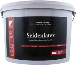 Farbklecks24 The Paint Factory Seidenlatex 10 l weiß