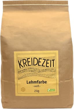 Kreidezeit Kreidezeit Lehmfarbe weiß 2 kg
