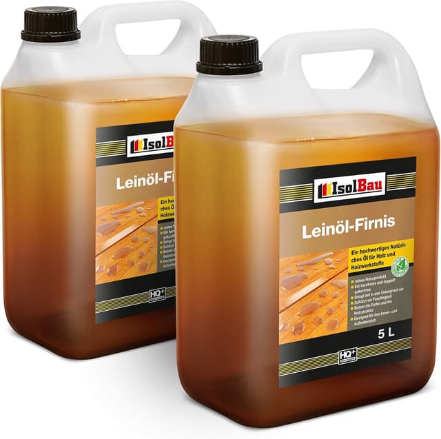 Isolbau Leinöl-Firnis 2 × 5 l