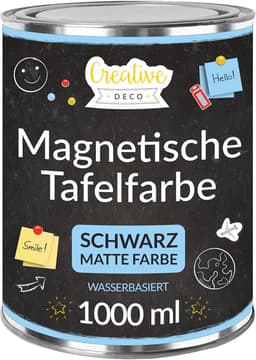 Creative Deco Creative Deco magnetische Tafelfarbe schwarz 1 l