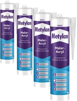 Metylan Metylan Maleracryl weiß 4×300 ml