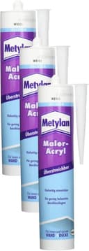 Metylan Maleracryl weiß 3×300 ml