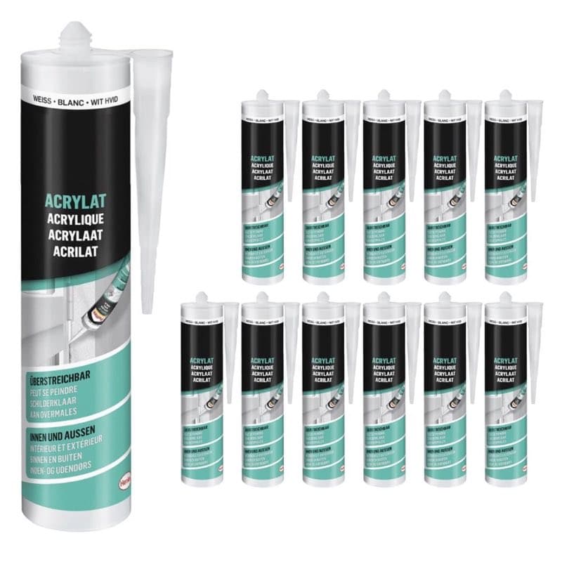 TMPpro Maleracryl weiß 12×310 ml
