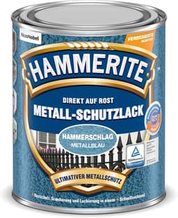 Hammerite Hammerite Metallschutzlack Hammerschlag Metallblau 750 ml