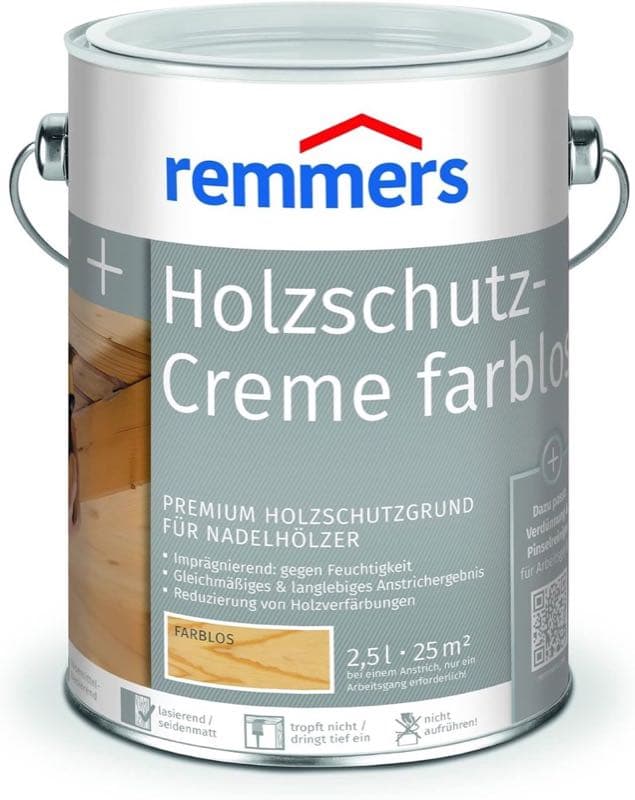 Remmers Holzschutz-Creme farblos 2,5 L