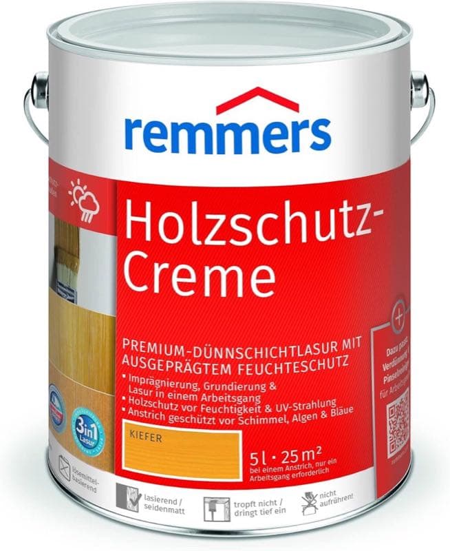 Remmers Holzschutz-Creme 3in1 Kiefer 5 L