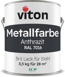 Viton Viton Metallfarbe 3in1 3,5 kg RAL 7016