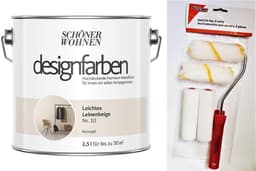 Schöner Wohnen Schöner Wohnen Designfarbe Leinenbeige 2,5 l + Set