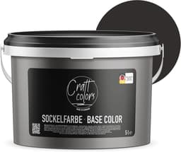 Craft Colors Craft Colors Sockelfarbe 5 l Anthrazit