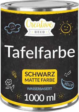 Creative Deco Creative Deco Tafelfarbe schwarz 1 l