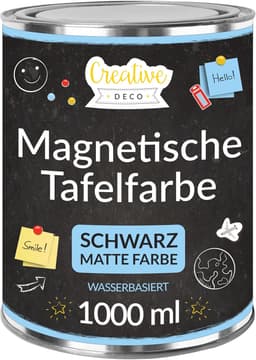 Creative Deco Creative Deco magnetische Tafelfarbe schwarz 1 l