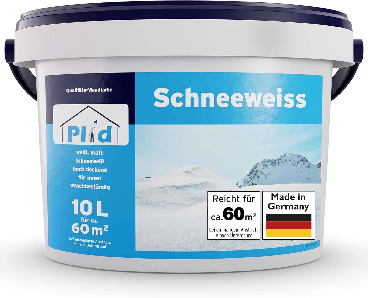 Plid Schneeweiß Matt 10 l