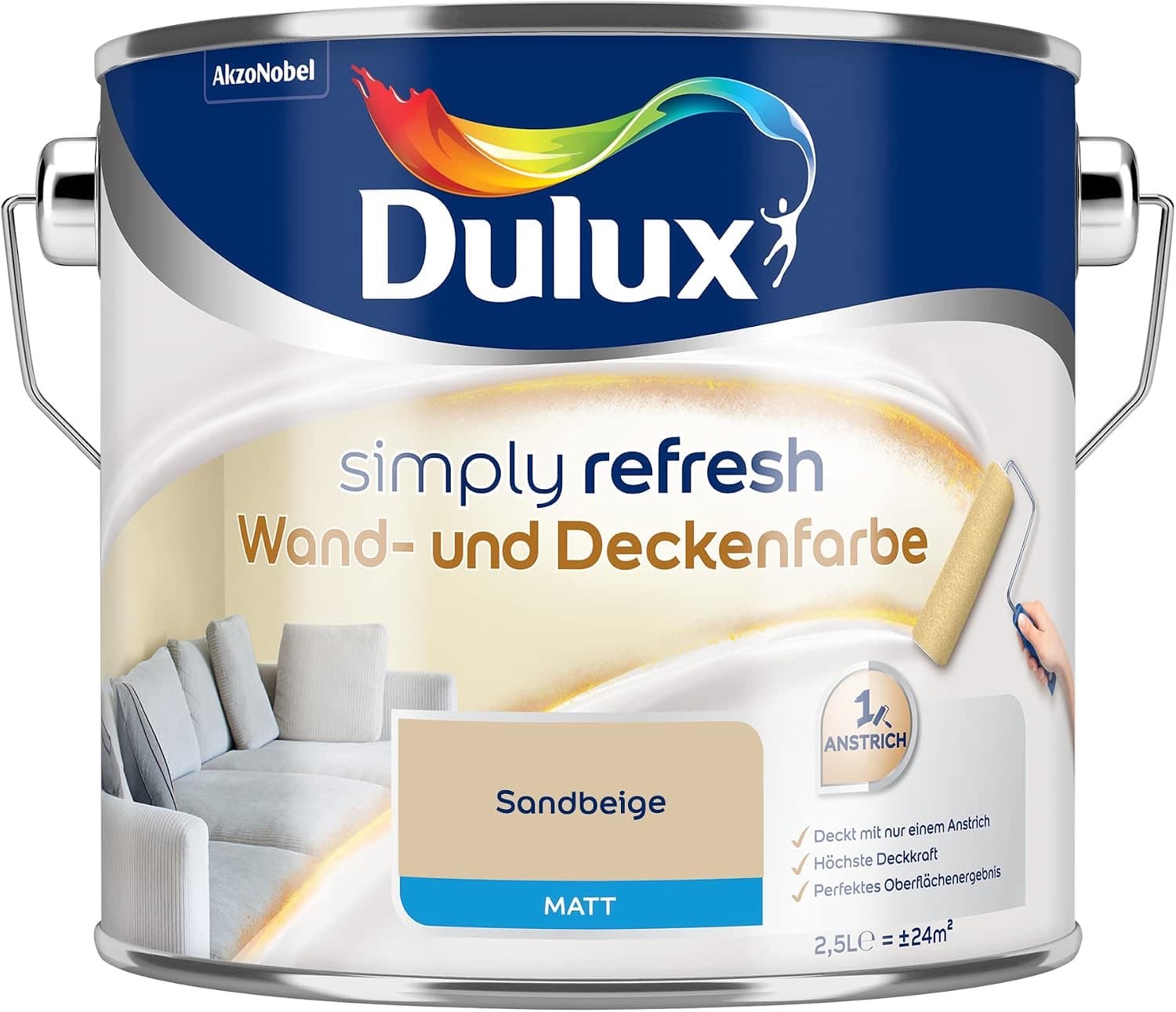 Dulux Simply Refresh Sandbeige 2,5 l