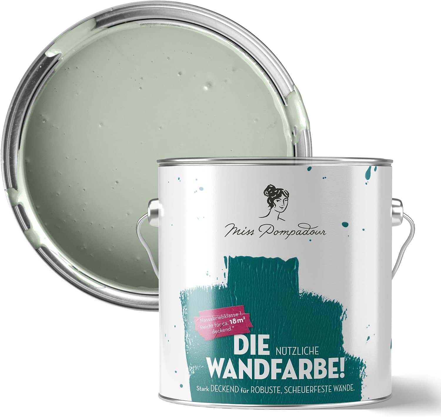 MissPompadour Grün mit Salbei 2,5 l